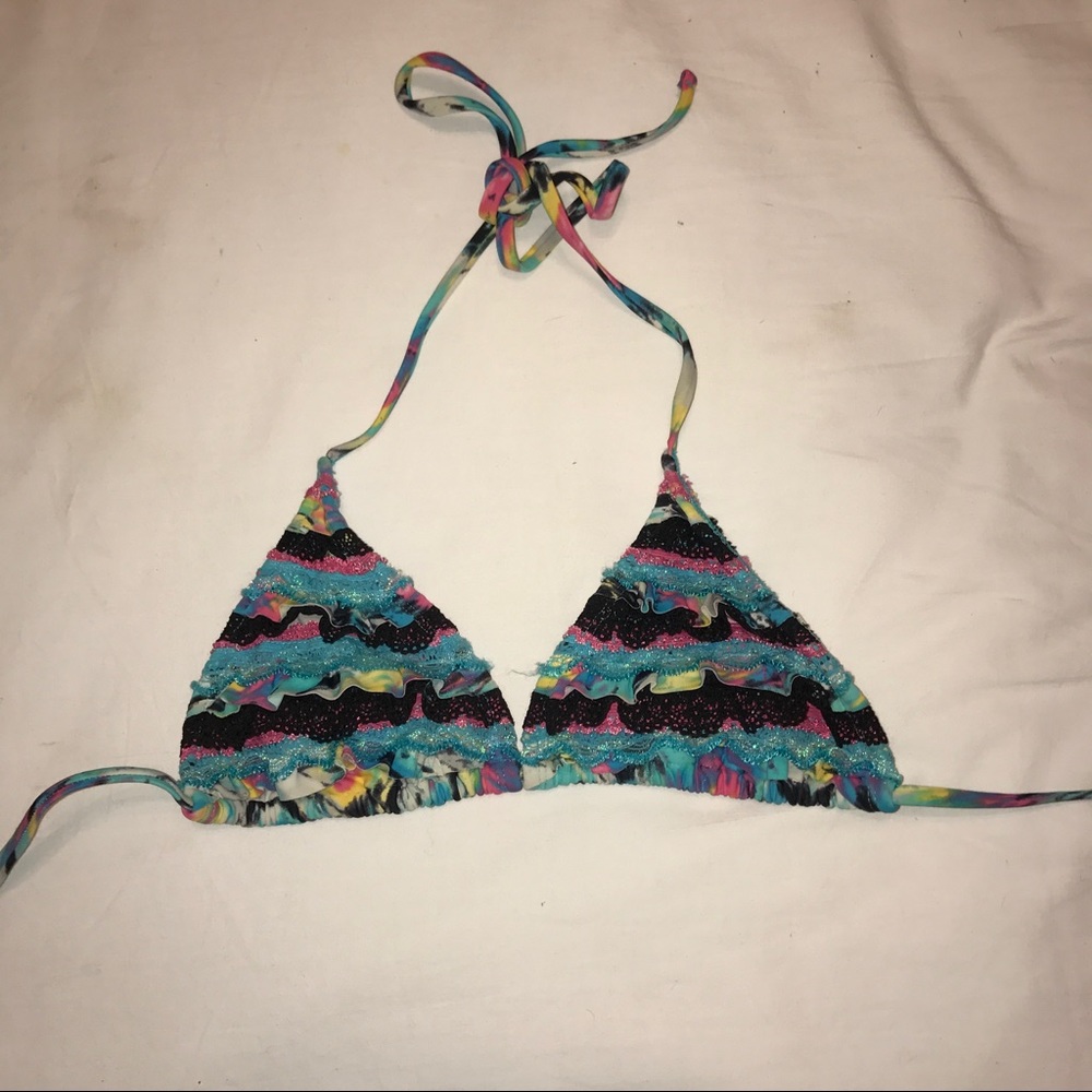 Ruffle bikini top